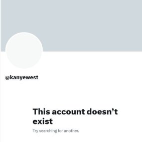 Ye’s defunct X account.