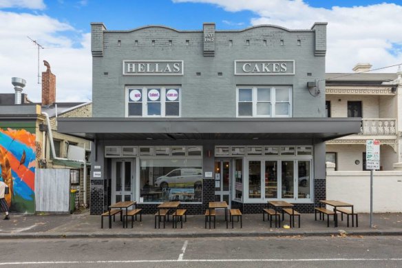 Hellas Cakes on Lennox Street has sold.