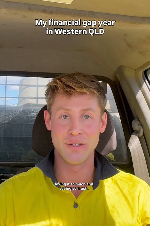 Tim Abbott told his Instagram followers he pays just $220 a month in rent, and estimates that his cost of living expenses have declined by around 75 per cent.