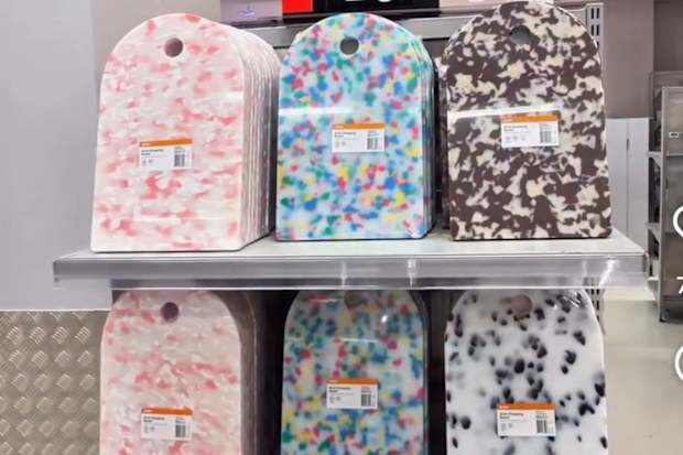 New arch chopping board range from Kmart.