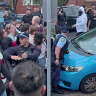 Video shows LGBTQ protesters pleading for help outside Mark Latham event