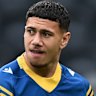 Parramatta fullback Isaiah Iongi.
