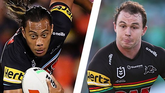 Jarome Luai and Dylan Edwards