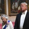 After dinner with the Queen, Trump to talk turkey on trade