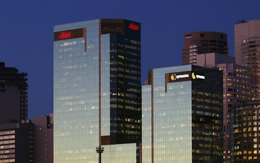 Insurance giant Aon has retained its lease at 201 Kent Street from Investa.