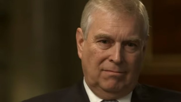 Prince Andrew in the ''disastrous'' BBC interview about his friendship with the paedophile Jeffrey Epstein.