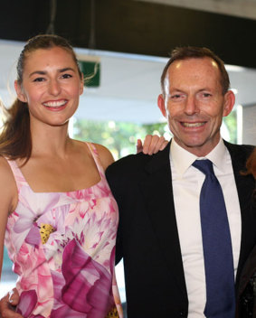 Frances Loch, the daughter of former Australian PM Tony Abbott, remains living in the United States.