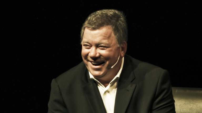 Actor William Shatner during his one-man show. 