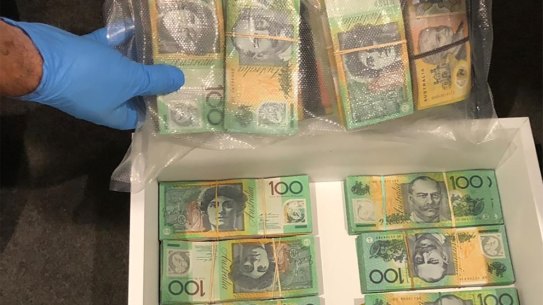 During the March 2019 raid, police seized $360,000 in cash. 
