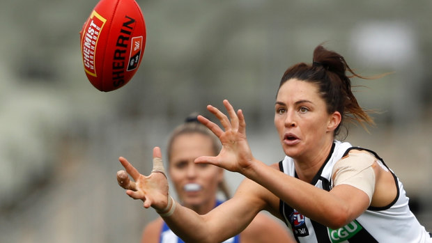 Collingwood's Sharni Layton.