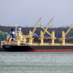 The Darya Krishna is expected to arrive at Gage Roads, out of Fremantle, on Monday.