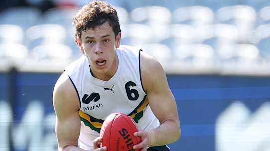 Sam Grlj is a promising footballer who will represent Victoria Metro at the national championships.