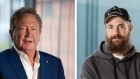 Money time: Andrew Forrest   and Mike Cannon-Brookes have clashed over the Sun Cable project.