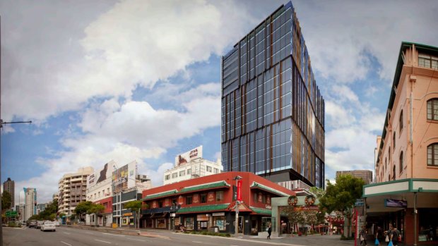 A commercial tower has been proposed to be built above the Chinatown Mall car park.