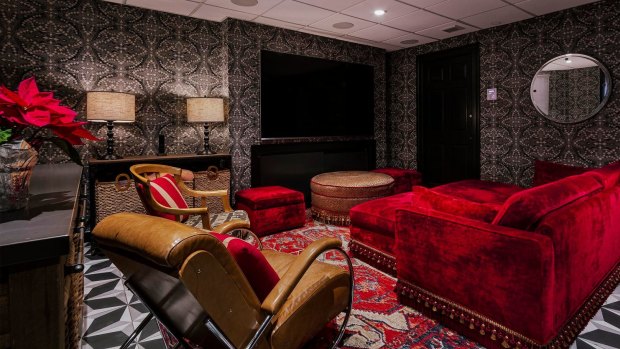 In the ‘English basement’ you’ll find a plush media room, along with an additional laundry and bedroom.