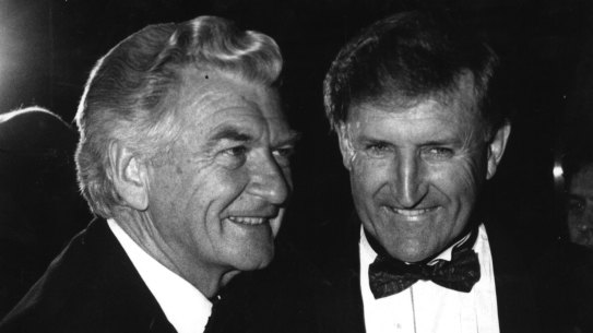 Bob Hawke and John Brown.