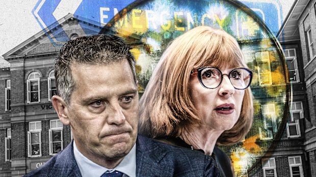 Health Minister Ryan Park and Sydney Local Health District Deb Willcox have faced tough questions on the deadly fungus cluster at Royal Prince Alfred Hospital.