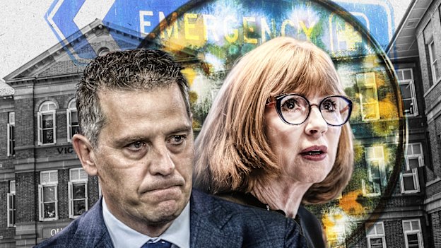 Health Minister Ryan Park and Sydney Local Health District chief executive Deb Willcox have faced tough questions on the deadly fungus cluster at RPA Hospital. 