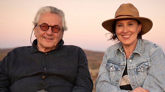 Virginia Triloi interviews Mad Max director George Miller where the film was set, outside Broken Hill. 