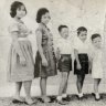 Dewi Cooke’s mum (far left) and her six siblings.