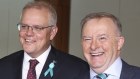 Prime Minister Scott Morrison and Opposition Leader Anthony Albanese.