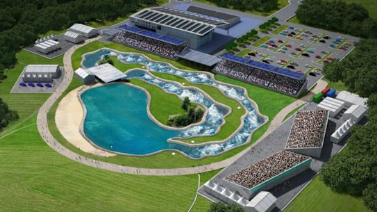 The proposed Redland Whitewater Centre.