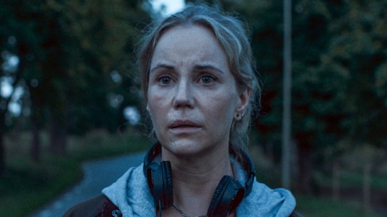 Sofia Helin, best known as the unconventional cop Saga Noren in the Scandi-thriller The Bridge, in Limbo.