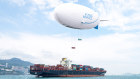 The Flying Whales airship could load and unload ships outside a congested port, or where no port exists.