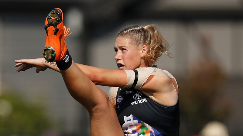 Aflw Channel Seven Afl Under Fire For Removing Photo Of Footy Star Tayla Harris