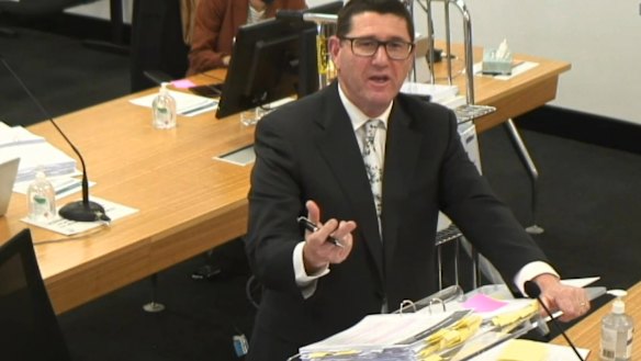 Peter Rozen QC, addressing the inquiry. 
