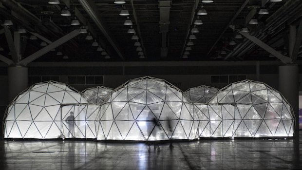 The Pollution Pods may make you appreciate Melbourne's relatively clean air.