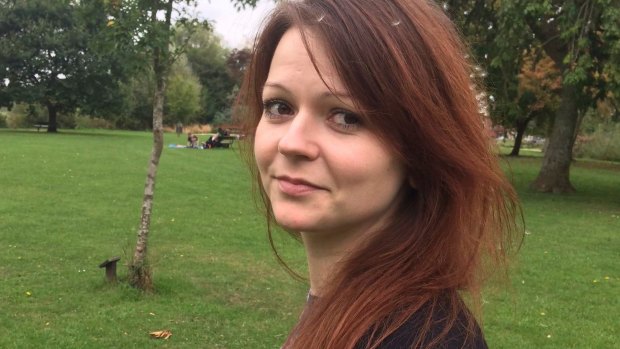 Yulia Skripal, the poisoned daughter.