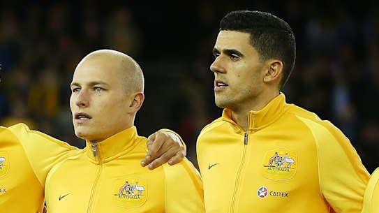Aaron Mooy and Tom Rogic will both miss the June World Cup qualifiers.