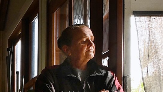 Michelle Bennett’s Croki home was inundated when the Manning River burst its banks.