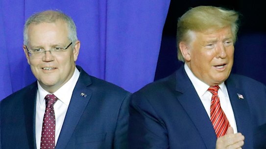 Prime Minister Scott Morrison could not say no to assisting the US when President Donald Trump requested.