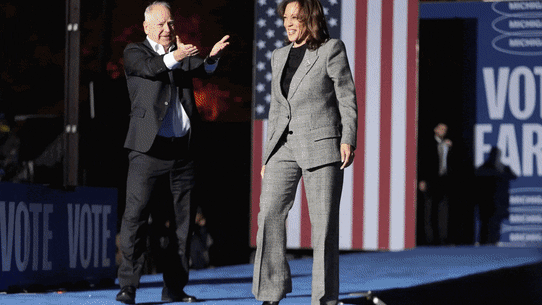 Biden votes as both Harris and Trump hold rallies.