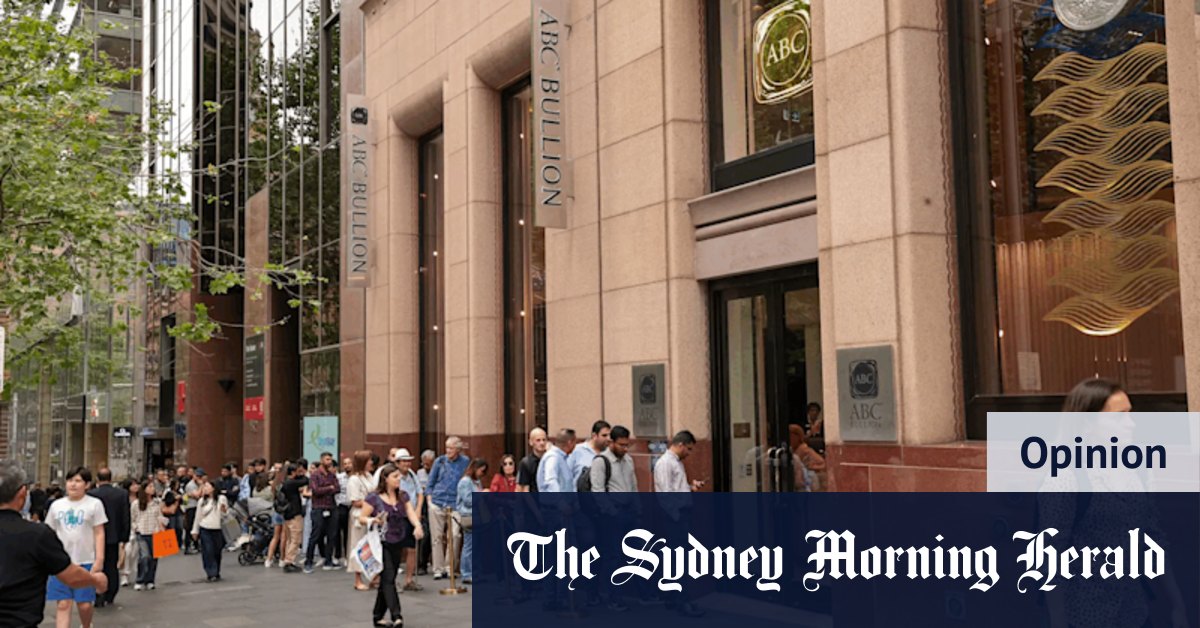 Why are people are lining up to buy bullion?