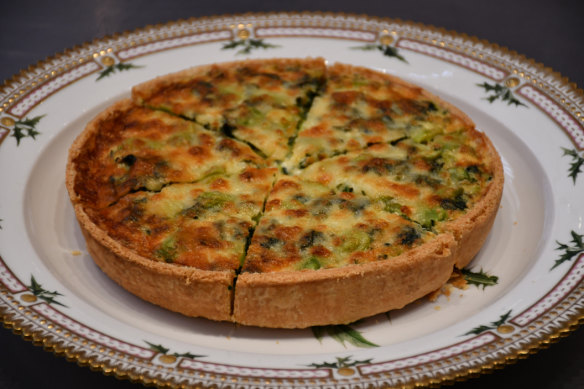 The coronation quiche will be the centrepiece of celebration lunches across the UK.