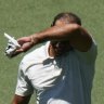 Aussie stumbles, Day’s fashion policed as Woods suffers Masters meltdown