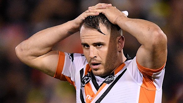 Nervous: Josh Reynolds has endured a tough run at the Tigers.