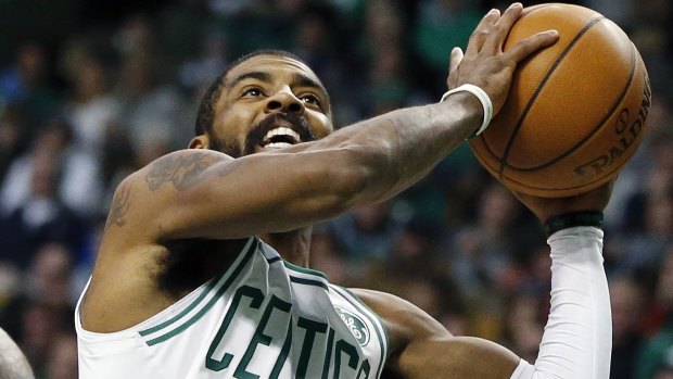 Watch this space: Kyrie Irving is tipped for an MVP year with Boston.