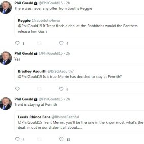 The final word: Tweets from Penrith boss Phil Gould.