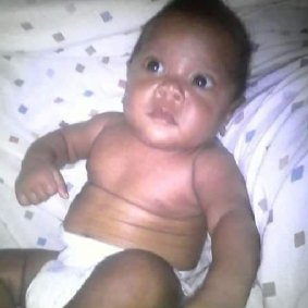 Baby victim Adrian Ware.