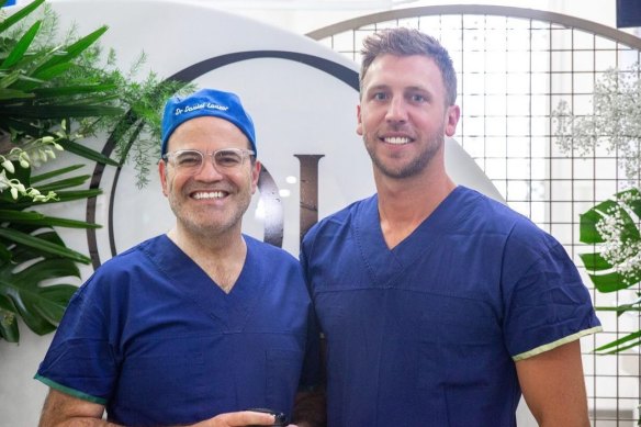 Dr Daniel Lanzer (left) retired last year after a damning media expose, and Dr Ryan Wells (right) has been suspended.