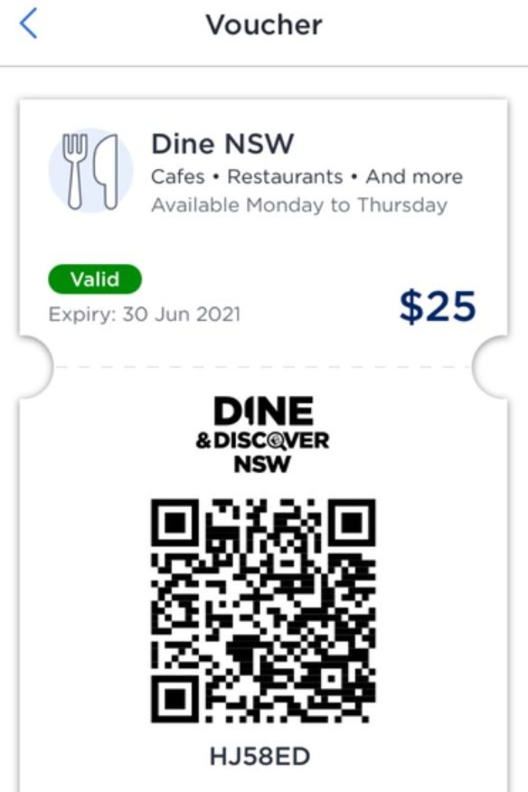 Those who want to access $100 worth of vouchers will need to have a Service NSW account.