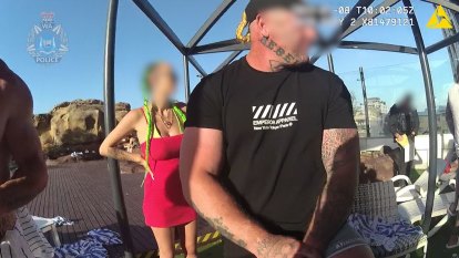 Bikie gang members charged under WA’s tough new prohibited insignia laws after pool party