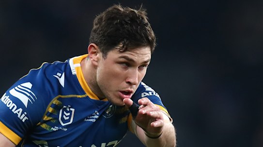 Mitchell Moses in action against the Warriors.