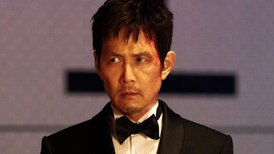 Lee Jung-jae as Seong Gi-hun in Squid Game S3.