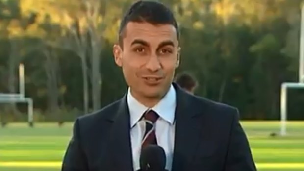 Former Channel Seven sports reporter Josh Massoud.