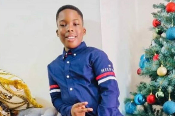Nine-year-old Abdul Razack Tarawaley died after becoming trapped in a garage door in Altona North on Saturday.